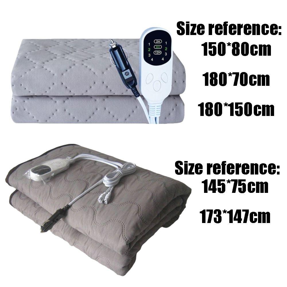 Single Control / Dual Control Car Heated Blanket 12V Heated Blanket  Long-distance Travel