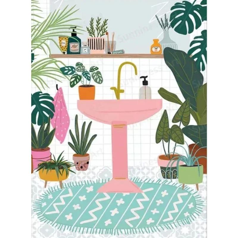 Petite Décoration Intérieure Fraîche de Niche Art Minimaliste Impression d'Art Mural Peinture sur Toile Affiches pour Salon Décoration Intérieure Moderne