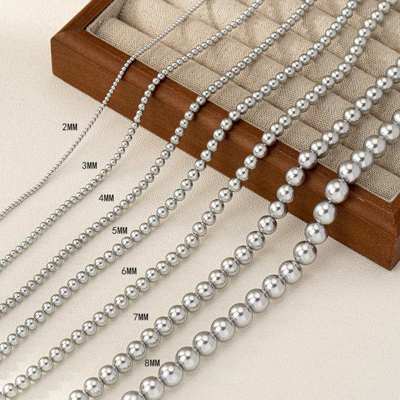 911 Silver Gypsy Pearl Necklace Accessories Women's Summer Premium Sweater Chain Light Luxury Neck Chain Collarbone Chain