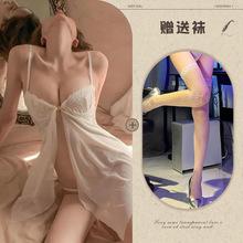 Astringent desire lingerie suspender nightdress lace temptation sexy mesh hot home temptation suit