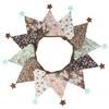 Nordic Star Cotton Triangle Flag Banner for Wedding or Kindergarten Decor