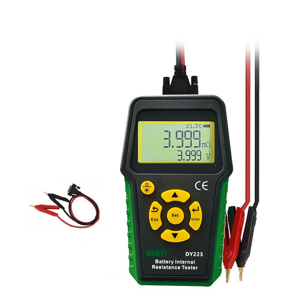 Battery Internal Resistance Tester Automatic shutdown Battery Analyzer Large Digital Dispaly Screen with Backlit
