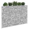 Vidaxl Podniesiona Rabata Gabionowa, Trapezowa, Stal, 150X20X100 Cm