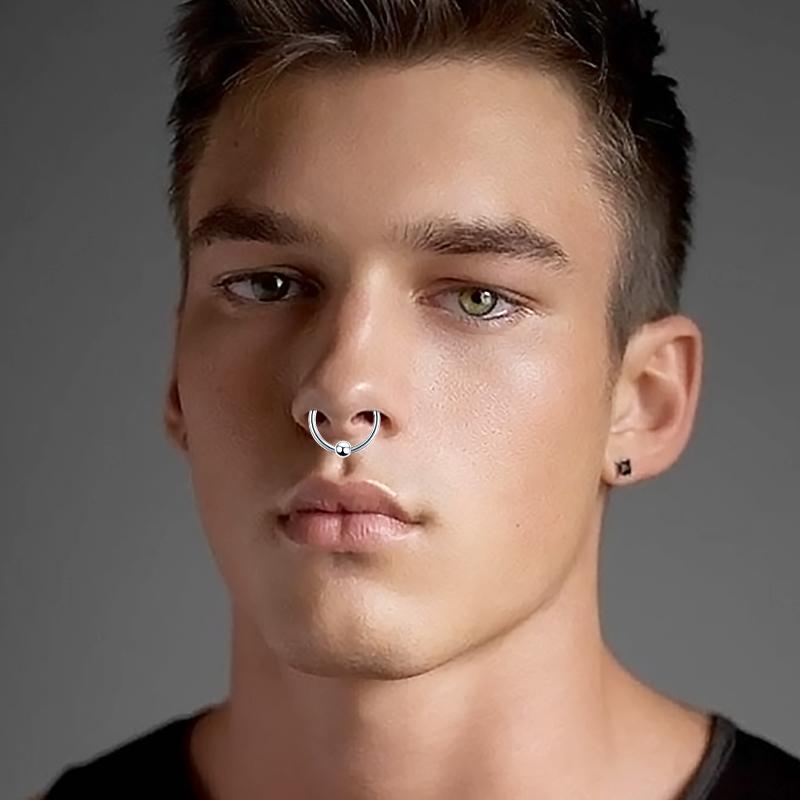 40Pcs/lot Stainless Steel Ear Piercings Helix Piercings Eyebrow Lip Labret Rings Earring Tragus Barbell Piercings Body Jewelry