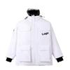 Premium 80% White Duck Down Parka Coat With Faux Fur Trim Loose Fit Mid-Length Winter Jacket Women