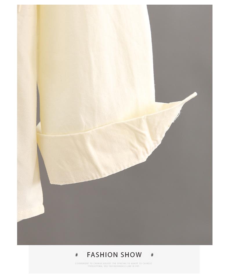 2024 Boys' Long Sleeve White Shirt - Stylish Spring/Autumn Wear for Kids