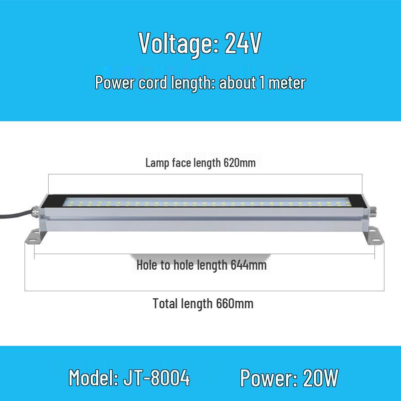 Waterproof Explosion-Proof LED CNC Machine Tool Light - Fluorescent Three-Proof Lamp