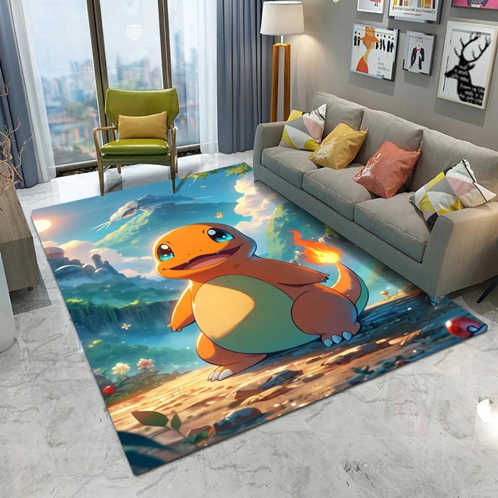 

Charmander Pokemon Carpet Non-slip Washable Mat Cartoon Rug for Living Room Bedroom Study Kitchen Sofa Balcony Home Decor 50X80CM