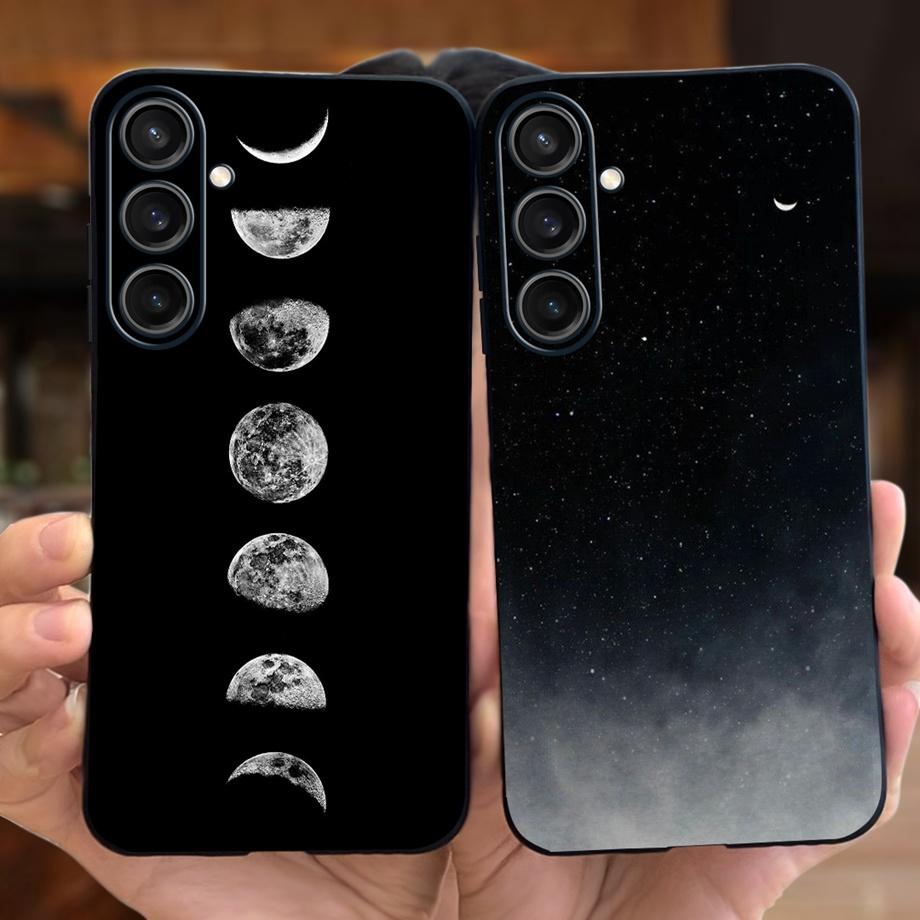 For Samsung Galaxy A15 4G Case Luxury Anti-knock Back Cover On Funda Samsung A15 A155F Capas Cool Style Cute Cartoon Print Cases