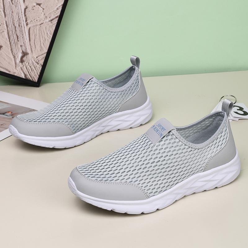 Womens Running Shoes Mesh Breathable Comfortable Outdoor Sports Couple Sneakers Summer Lightweight Walking Shoes Men
