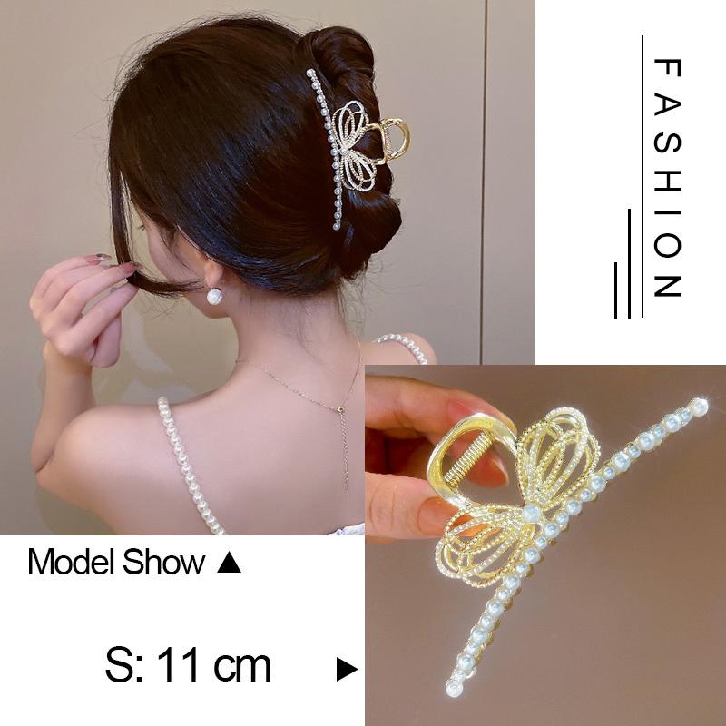 30 Stiluri Clip Mare Tip Gheară Pentru Păr Pentru Femei Accesorii de Păr Trend Metal Auriu Argintiu Punk Geometric Fluture Perle Clemă de Păr