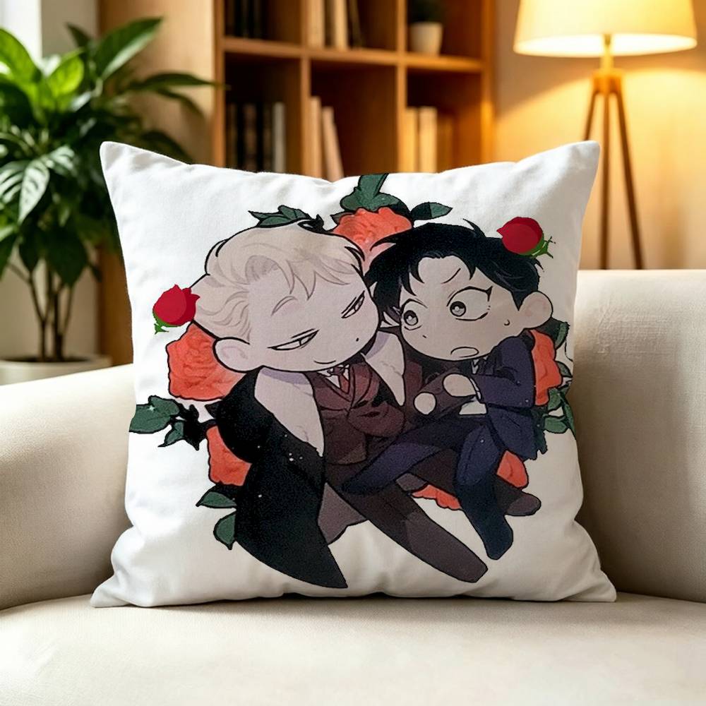 Caesar Leewon R-Roses C-Champagne Square Pillow Case Multi Sizes For Car Home Bedroom Decor Custom Valentine Gifts