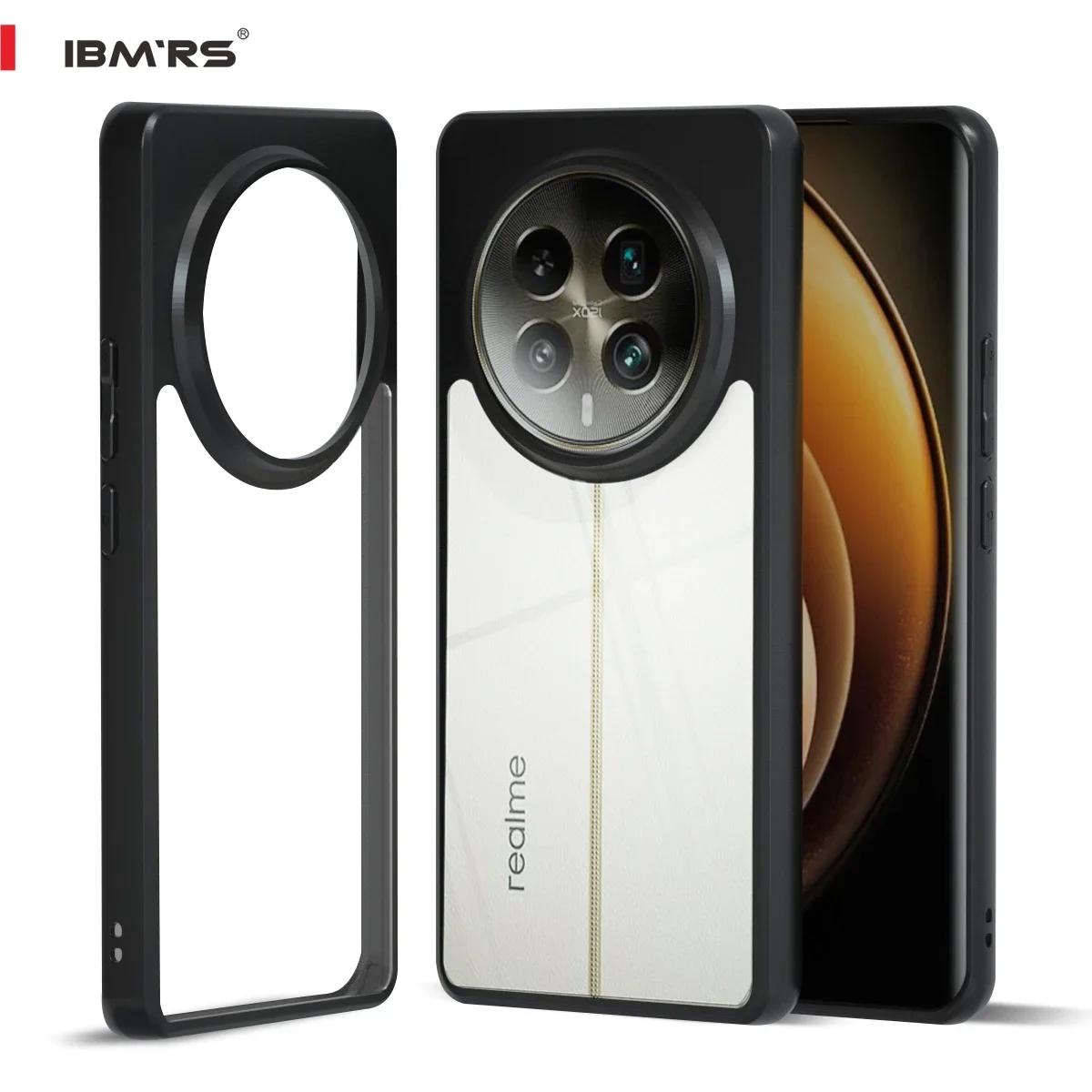 

(В комплекте ремешок на запястье)Чехол IBMRS для Realme 12 Pro+, предотвращает случайные падения, нескользящий, антижелтый, прозрачный чехол для телефона с камуфляжным принтом transparent прозрачный