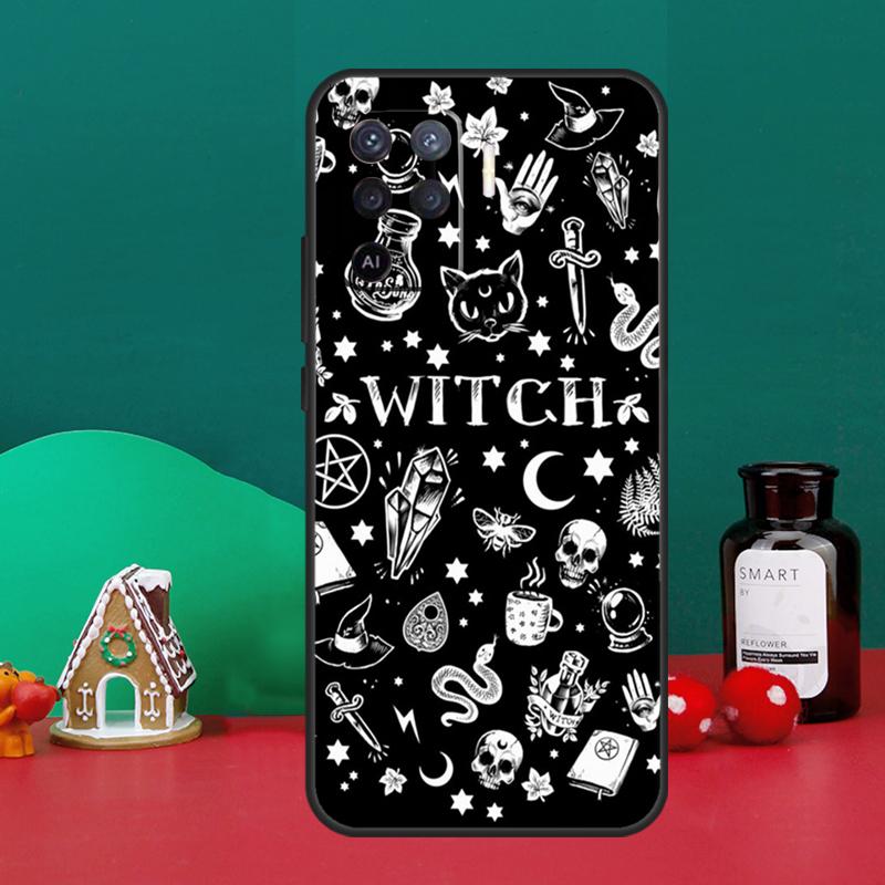 MAGIC Witchcraft Witch Sailor Case For Oppo A16 A76 A96 A17 A60 A40 A80 A98 A58 A78 A18 A38 A57 A74 A54 A94 A15 A5 A6 Pro