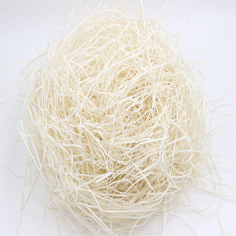 Multicolor Thick Paper Raffia Grass for Gift Box Packaging - Shockproof Material In Stock