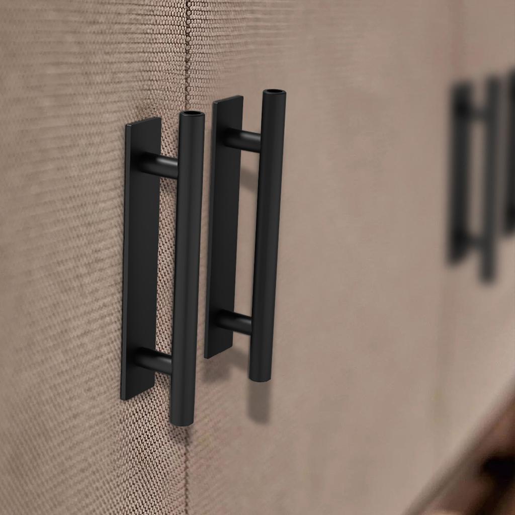 2Pcs Self-Adhesive Furniture Handles Simple Plastic Cupboard Pulls No Drilling Cabinets Drawer Handle Furniture Hardware