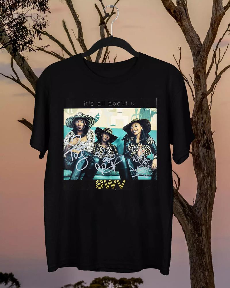 SWV Band Gift For Fan Cotton Black All Size Unisex T-Shirt Unisex T-Shirt XXL