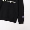 Parka Çocuk Uzun Kollu Pamuklu ABD Script Logo Kapşonlu Sweatshirt Temel Siyah [Şampiyon] 100% CK-Y103