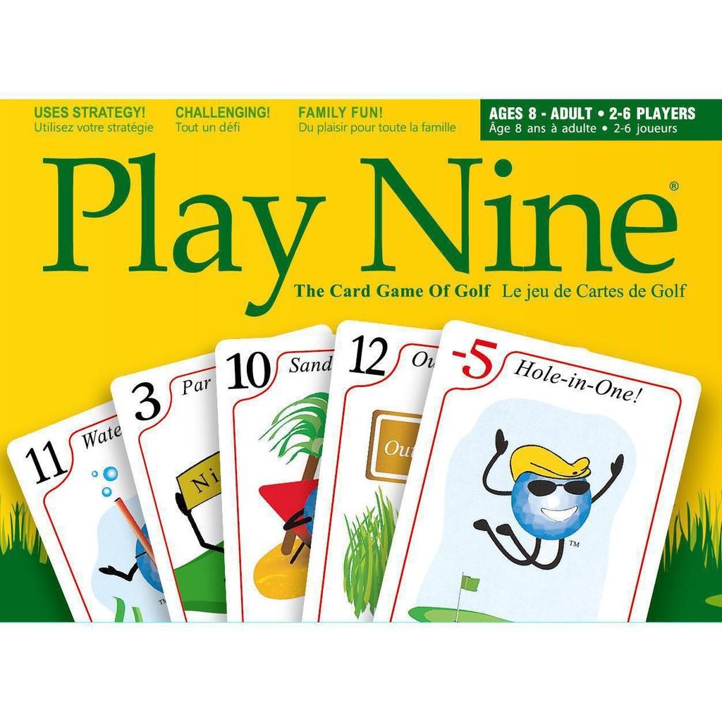 

Nine Play Golf Strategy Board Card Game For Friends And Gathering Family