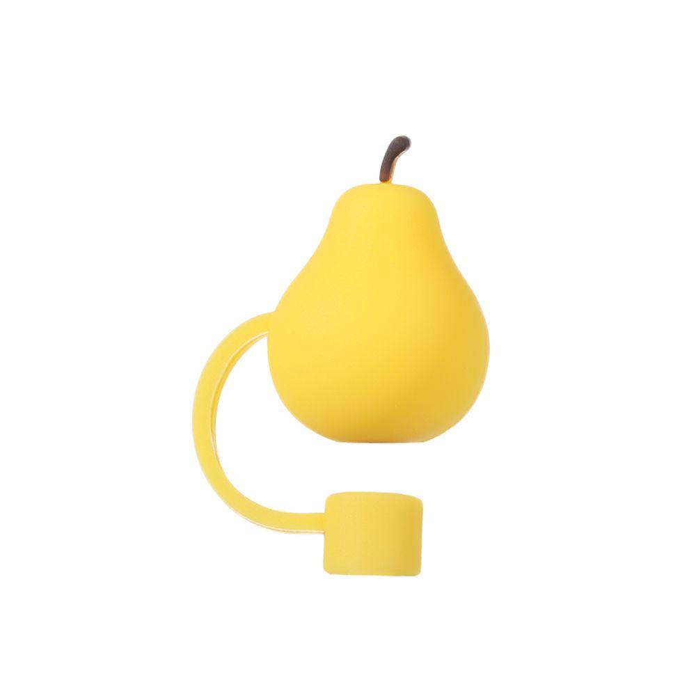 Tekrar Kullanılabilir Sıçrama Geçirmez Silikon Pipet Tıkacı Bardak Aksesuarları İçme Toz Kapağı Pipet Uçları Kapağı