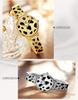 SK Quartz Women's Watch - Gold Leopard Print, Waterproof, Personalized Niche Shenzhen Design.