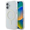 Funda para iPhone 16 Guess Glitter Circle MagSafe Transparente