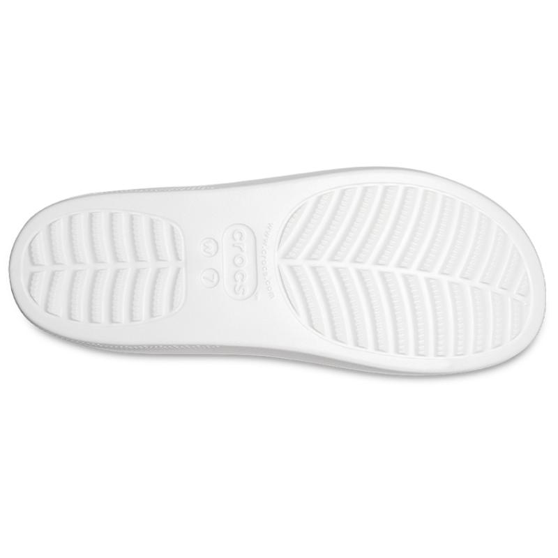 Crocs Classic Clog Platform Sandals Women's White