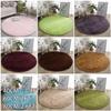 Soft Round Carpet Rug For Bedrooms Living Room Study Tent Solid Color Floor Car Thick Soft Plush Anti Slip Carpet Children Rug