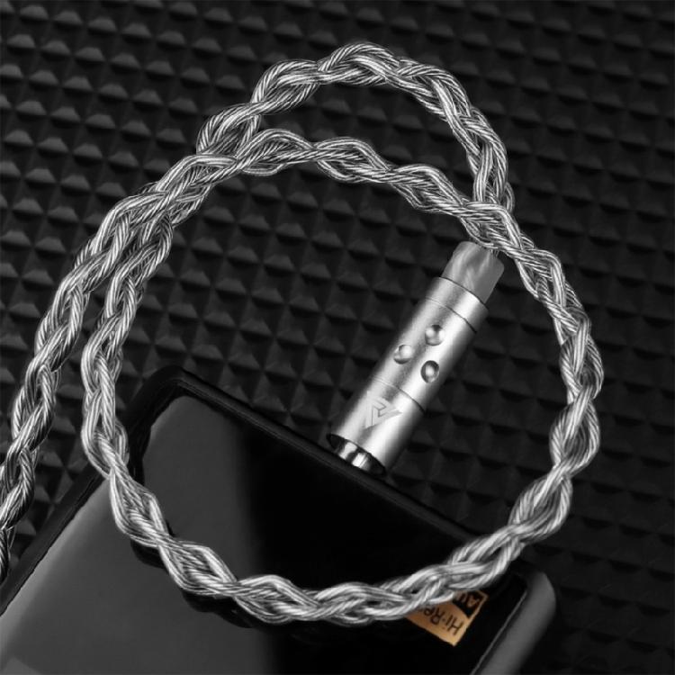 Advanced Coaxial Braided Silver Coated Cable High Conductivity Optimized for Accuracy Sound Equipment Connection