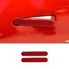 2PCS Real Carbon Fiber Car Door Handle Decoration Sticker For F-Type 2013-2022 Car Exterior Accessories