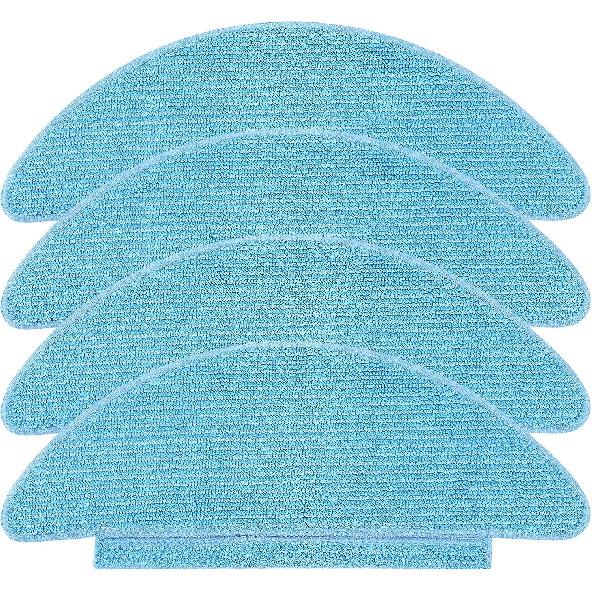 Lubluelu 4 шт. Сменные салфетки для робота-пылесоса и полотера SL60D, SL61 и SL60W, Многоразовые мягкие микрофибровые салфетки