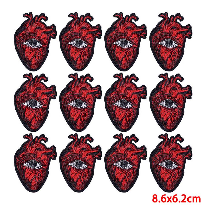 10 teile/los Großhandel Stickerei Patch Eisen Auf Patches Für Kleidung Patches Auf Kleidung Jacken Dekor Applikation Nähen Liefert