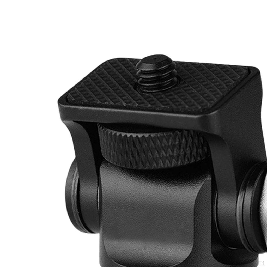 Compact Mini Ball Head Tripod Mount with 180° Tilt for Cameras