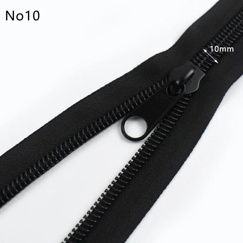 Meetee 2-5Meters 3#5#8#10# Nylon Zip By Meters + Zips Sliders Plastic Roll Zipper Bags Coat Tent Zippers Closure DIY Accessories
