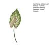 Artificial Alocasia Leaf Faux Greenery Plants Stem Realistic Fake Tropical Leaves for DIY Wedding Centerpiece Flower Arrangement Home Vase Decor