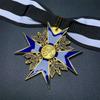 German Black Hawk Medal, Blue Knight Medal, Necklace Pendant, Enamel Commemorative Medal
