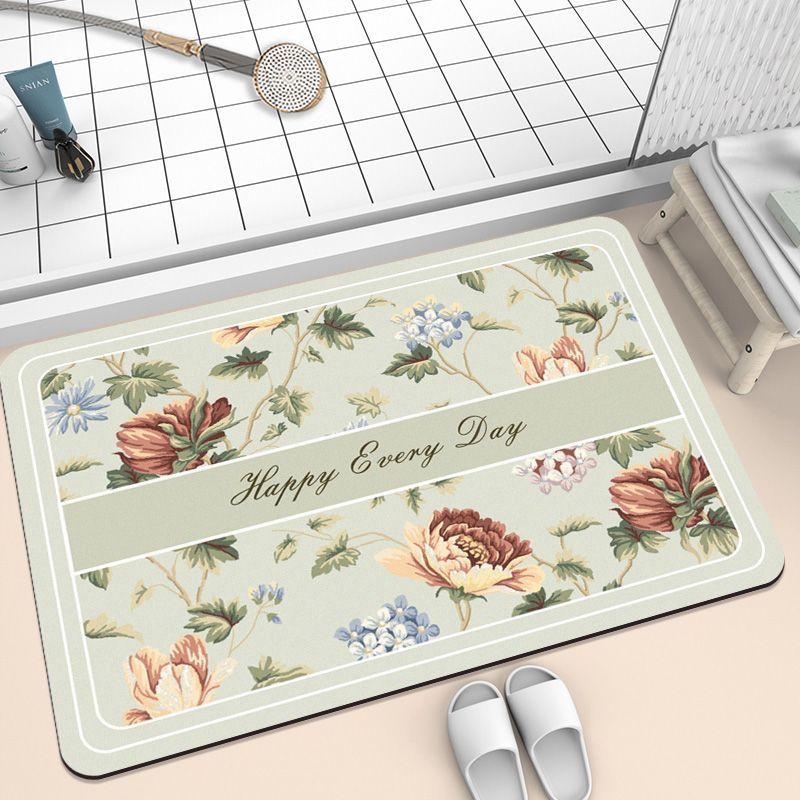 Diatom Mud Bath Soaks Up Water Quickly And Resists Dirty Household Mats