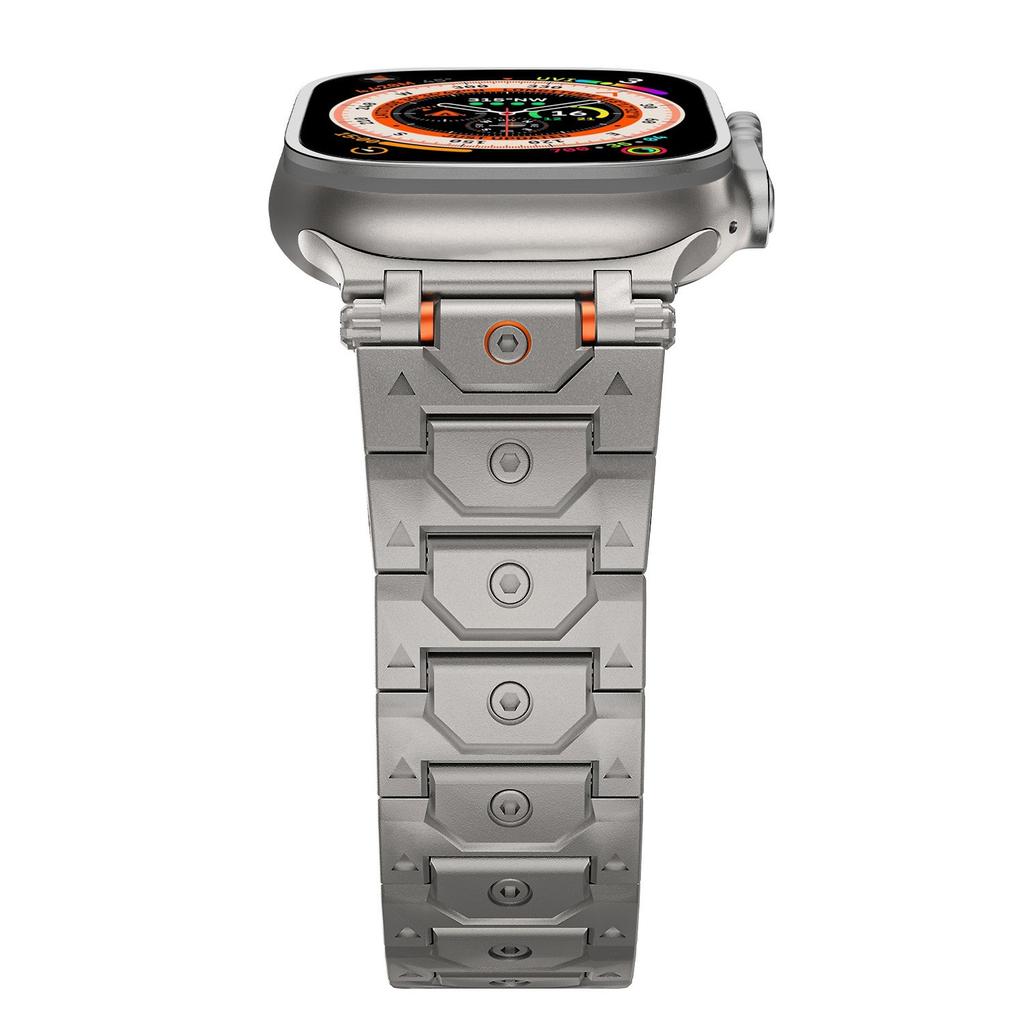 Titanium Color Stainless Steel Bracelet Strap For Apple Watch Ultra 2 49mm Series 10 46mm iWatch 9 8 7 SE 45 44 42 41 40 38mm