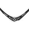 Bandel Cross Necklace X String Length String Thickness 2017 Model [BANDEL] (Black White) 50cm, 2.2mm