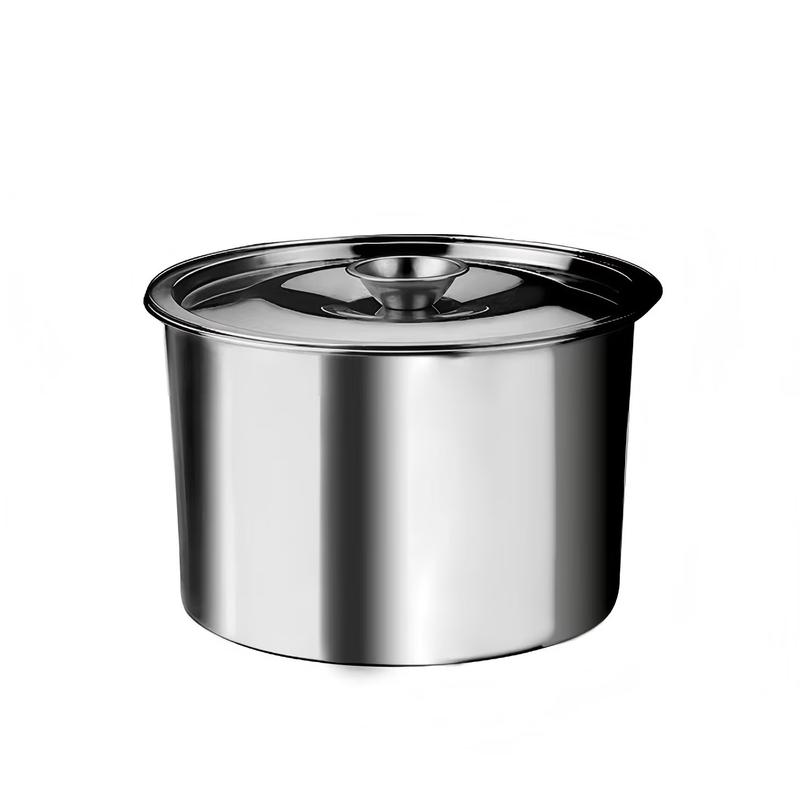 ZHMA Commercial Stainless Steel Seasoning Jar with Lid