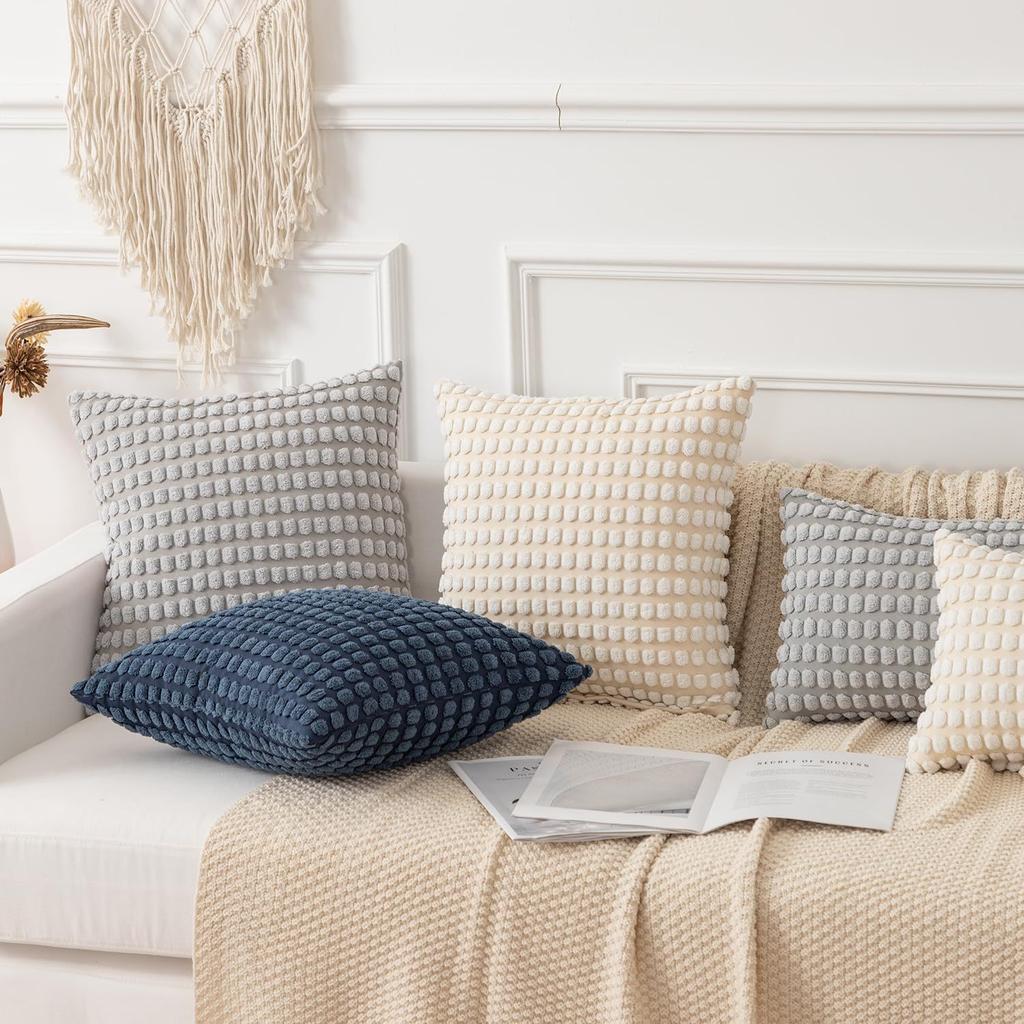 Neuer Stil Kissen Einfarbig Doppelseitig Großteiliges Kissenbezug Punkt Kissenbezug Schlafzimmer Bettkissen Sofabezug