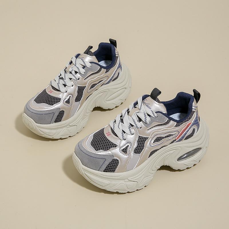 New dad shoes women's autumn student sports running casual shoes platform heightening shoes