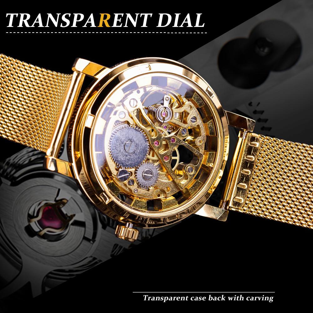 transparent skeleton watches