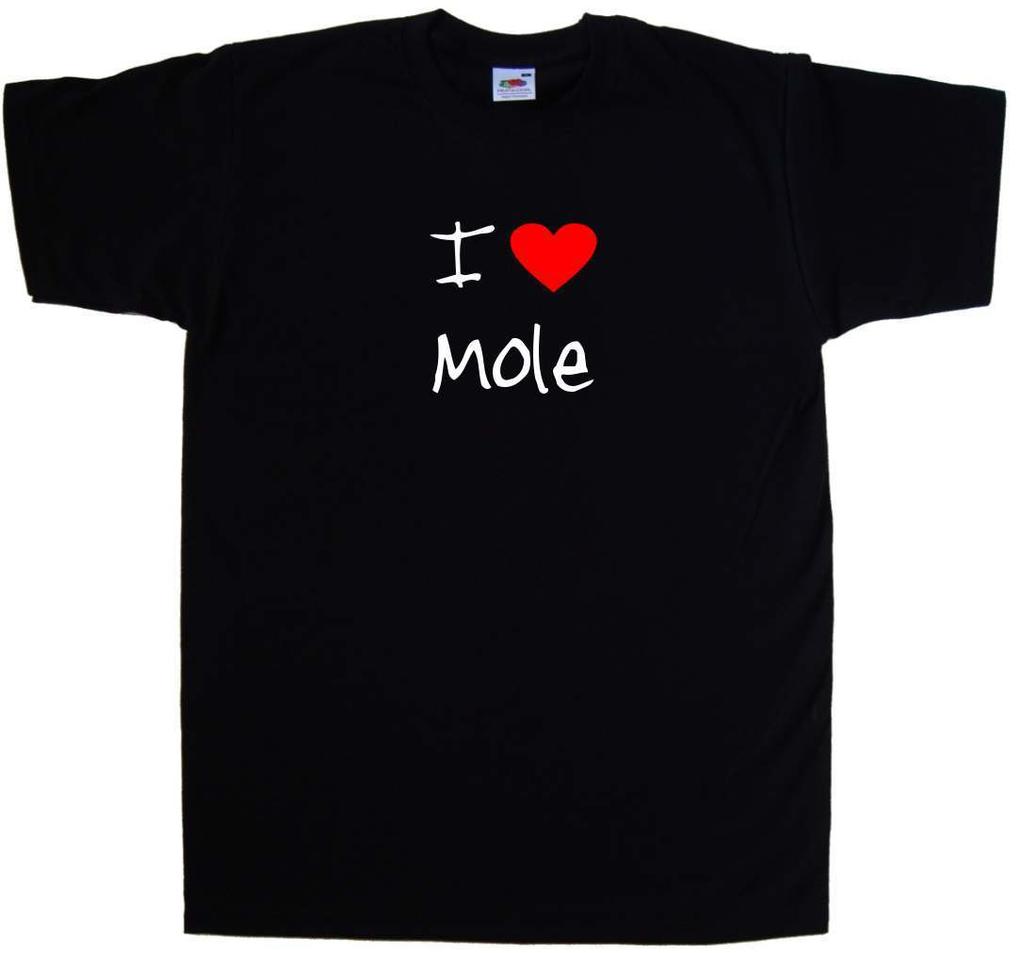 I Love Heart Mole T-Shirt