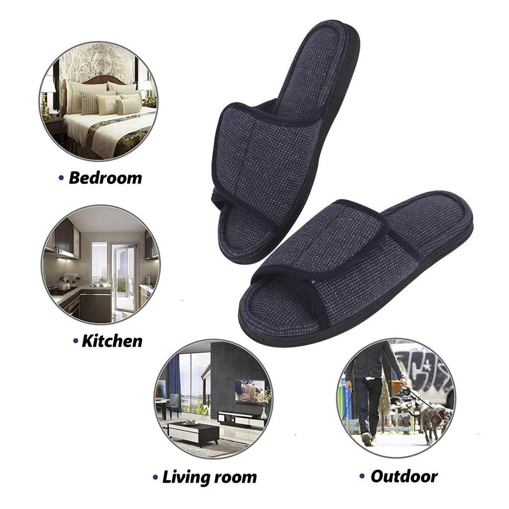 Afindern Péče o nohy Otok a opuch Tlakový pokles Nastavitelná paměť Vhodné pro vnitřní použití a Všechny 3 barvy Pánské pantofle, sandály, úleva,