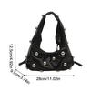 Personalized Pu Rivet  Shoulder Bags Solid Color Crossbody Bag High-End Women Handbag Luxury Brand Satchel Small Tote Bag