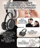 headphones that block your Hollow design earmuffs allow you to hear ambient sounds while listening to Wireless headphones with Bluetooth microphone