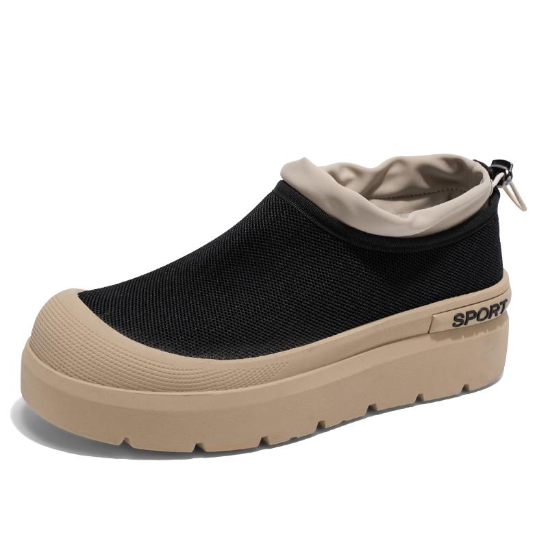 

Men s New Fashionable Item, Thick Soled Comfortable Board Shoes Breathable and Casual Contrasting Colors Fashionable Versatile 44 чёрный