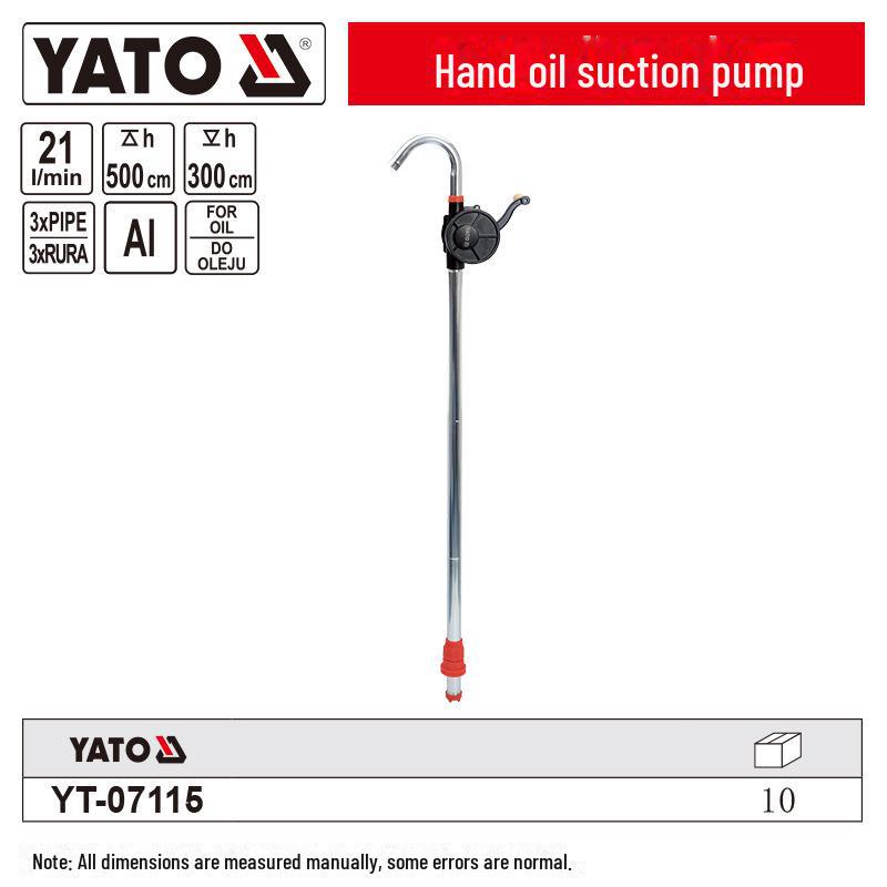 

Ручной масляный насос YATO с ручным приводом