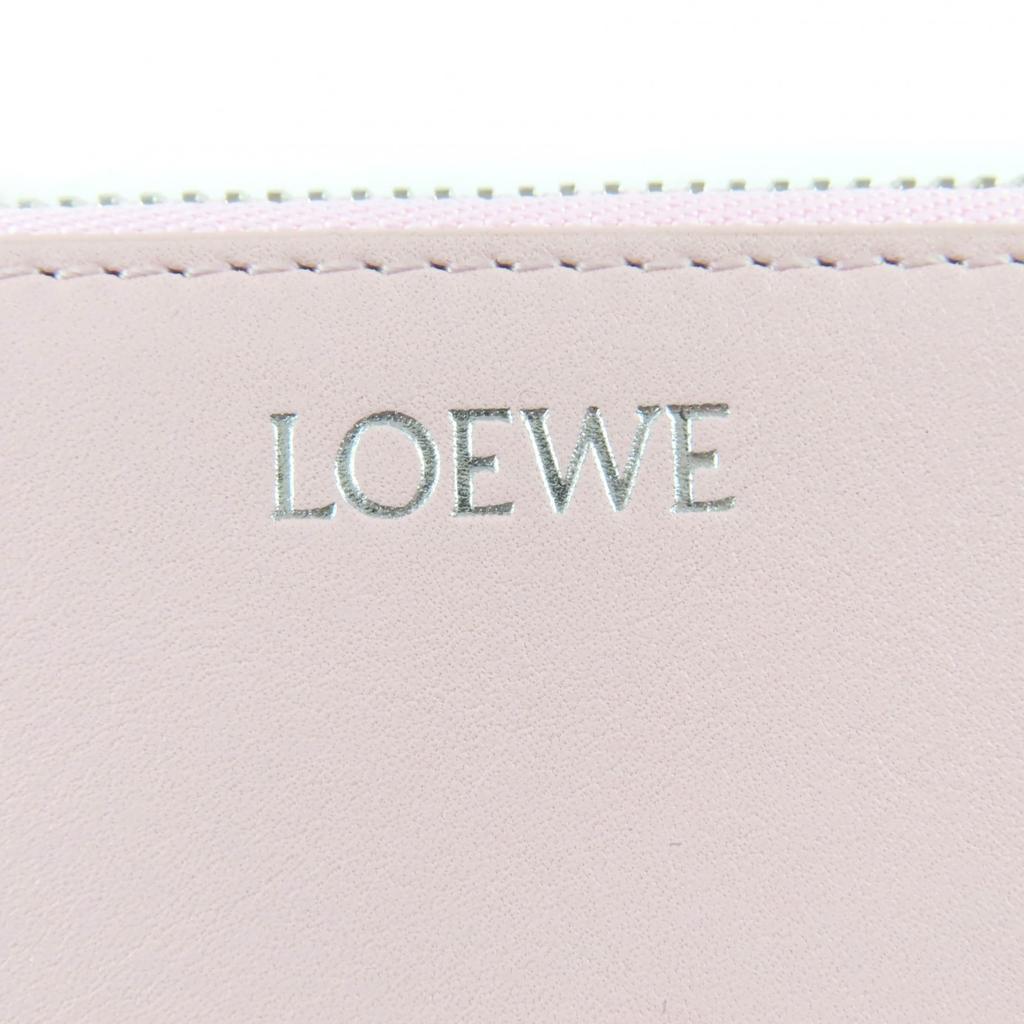 Kusursuz LOEWE Bozuk Para Cüzdanı Çakıl Taşlı Bozuk Para Kartlık Parlak Napa Dana Derisi CANBZ40X01 Kullanılmış